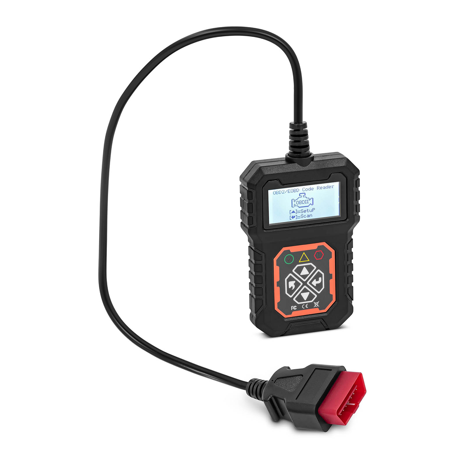 OBD2 dijagnostički uređaj - 8 - 25 V - LCD - Kodovi grešaka / VIN / ID / CVN