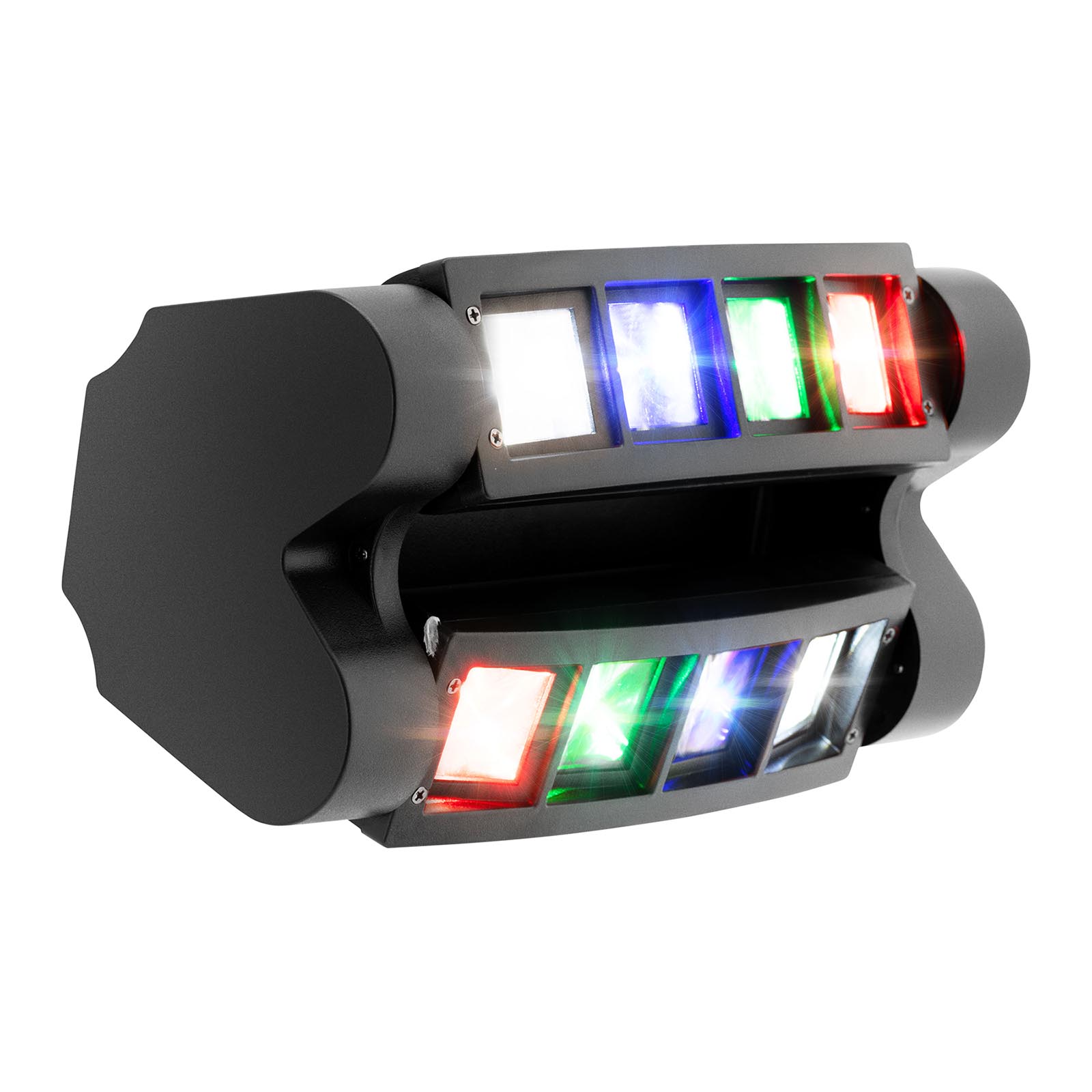 Paukovo svjetlo s pokretnom glavom - 8 LED - 27 W - RGBW