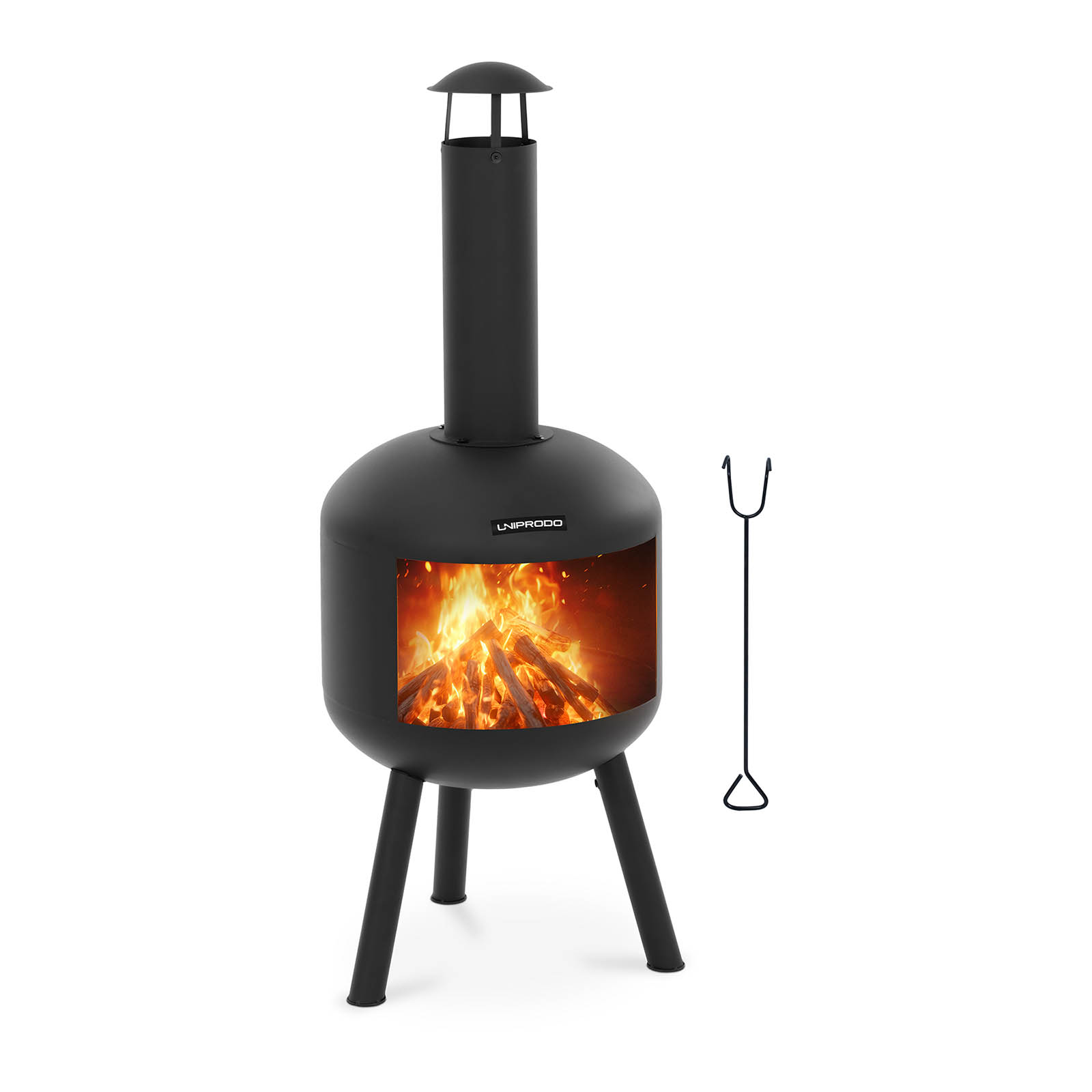 Čelična vrtna pećnica - 132 cm